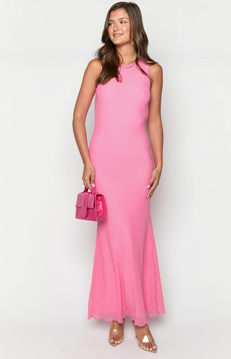Pemela Pink Maxi Dress Image