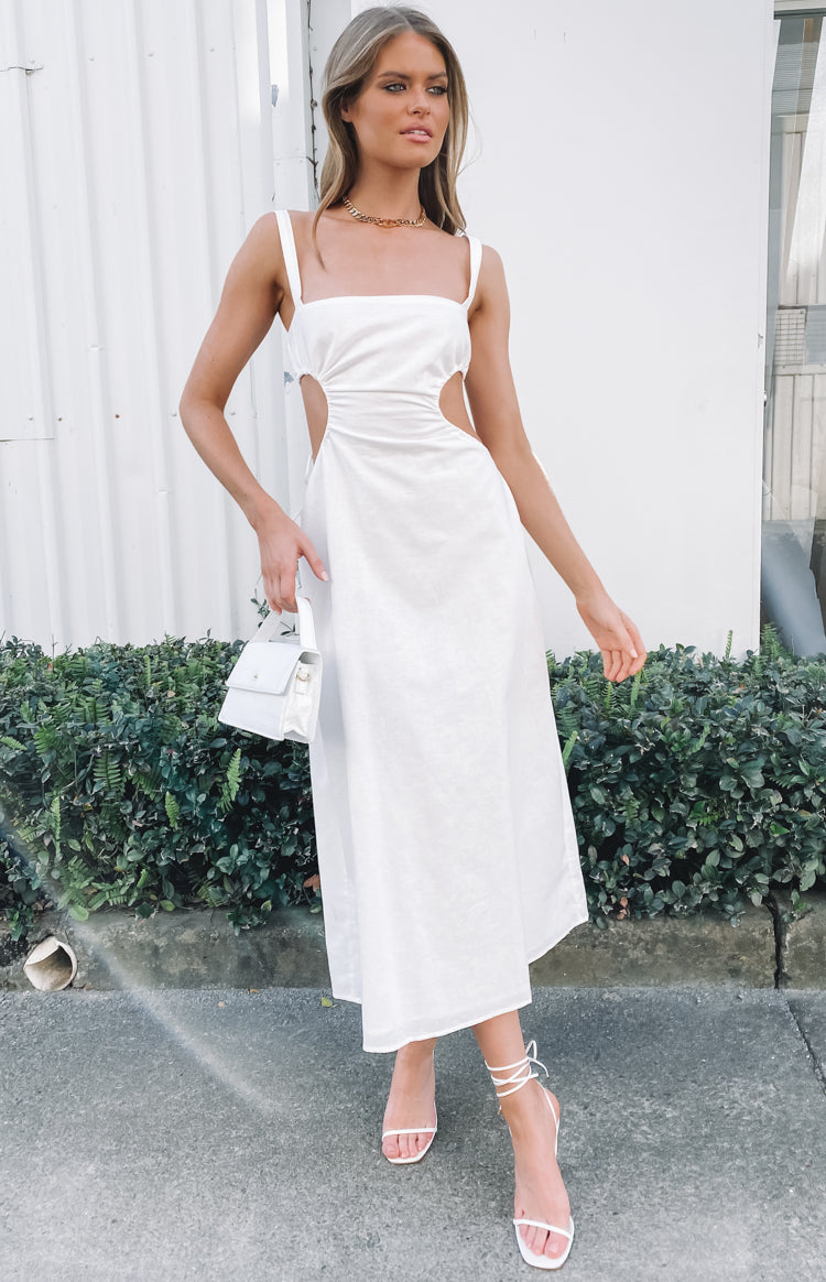 Penelope Midi Dress White Image