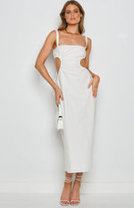 Penelope Midi Dress White Image