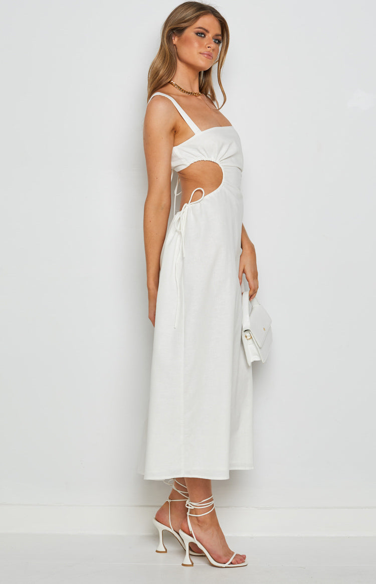 Penelope Midi Dress White Image