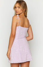 Penny Lane Purple Sequin Mini Dress Image