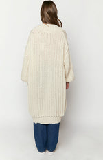 Peonie Cream Knit Cardigan Image