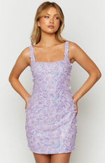 Pixie Purple Mini Dress Image