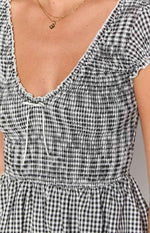 Raldo Black Gingham Playsuit Image