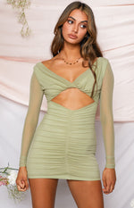 Raven Mesh Dress Green Image