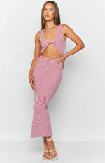 Ravenna Cut Out Maxi Dress Pink Image