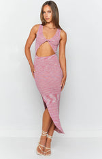 Ravenna Cut Out Maxi Dress Pink Image