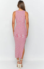 Ravenna Cut Out Maxi Dress Pink Image