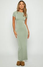 Raya Green Maxi Dress Image