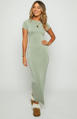 Raya Green Maxi Dress Image