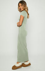 Raya Green Maxi Dress Image