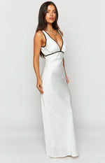 Rebel Rose Black And White Contrast Maxi Dress Image