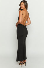 Riley Black Maxi Dress Image