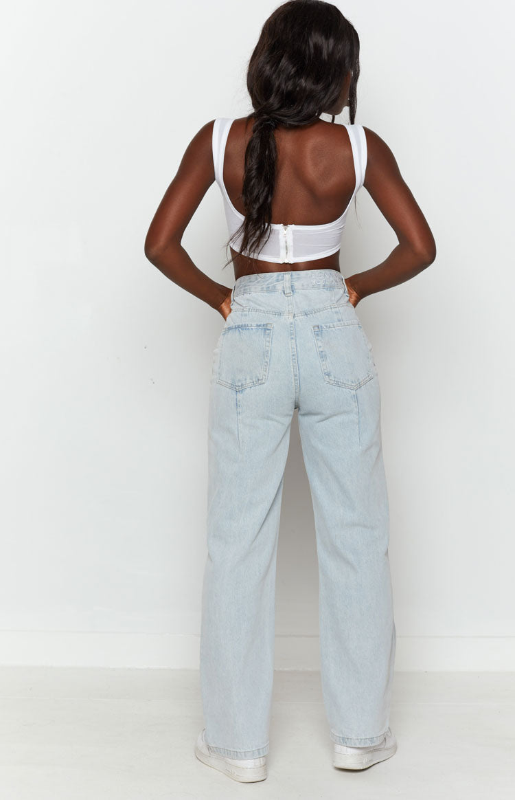 Robin Wide Leg Jeans Blue Image