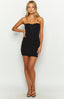 Roselani Black Strapless Mini Dress