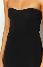 Roselani Black Strapless Mini Dress Image