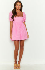 Rubi Pink Babydoll Mini Dress Image