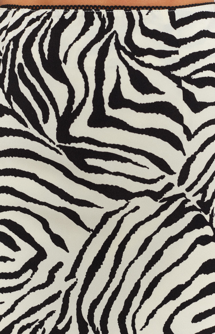 Saturn Mini Skirt Zebra Image