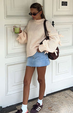 Short and Sweet Cream Knit Jumper Image