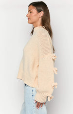 Short and Sweet Cream Knit Jumper Image