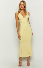 Samira Yellow Maxi Dress Image