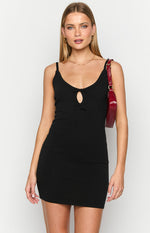 Sandie Black Mini Dress Image