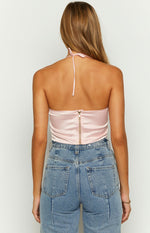 Sashay Pink Corset Crop Top Image