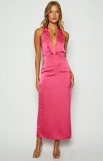 Seattle Pink Halter Formal Dress Image