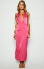 Seattle Pink Halter Formal Dress Image