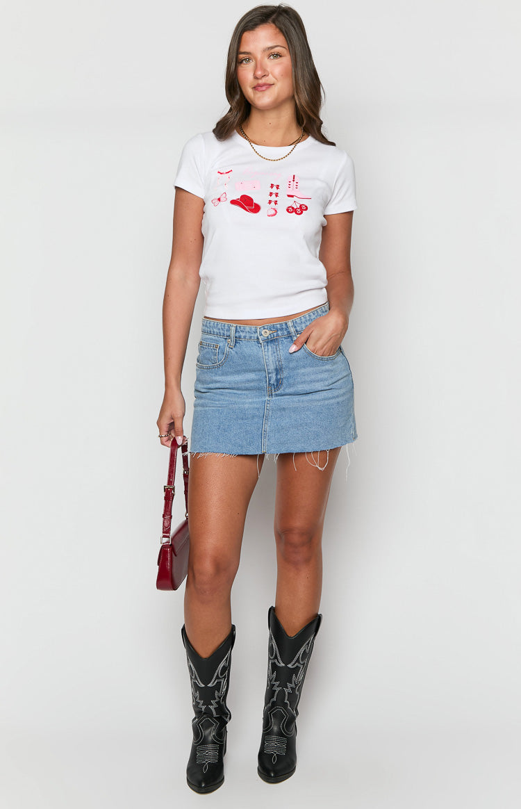 Self Love Club White Tee Image