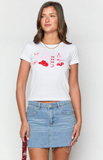 Self Love Club White Tee Image