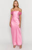 Seraphina Pink Off The Shoulder Maxi Dress