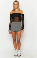 Shortcake Twirl Grey Mini Skort Image