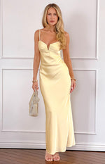 Silvy Yellow Maxi Dress Image