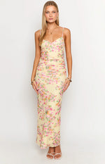 Sintra Yellow Bloom Maxi Dress Image