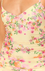 Sintra Yellow Bloom Maxi Dress Image