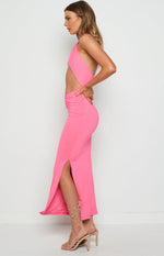 Sofia Halter Midi Dress Pink Image