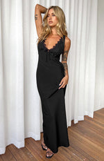 Stacy Black Maxi Dress Image