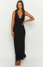 Stacy Black Maxi Dress Image