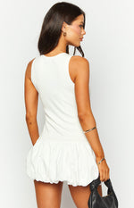 Stiles White Bubble Mini Dress Image