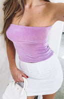 Sue Lavender Tube Top