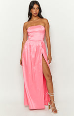 Sunnie Pink Strapless Maxi Dress Image