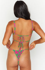 9.0 Swim Sydney Green Floral Bikini Bottoms Image