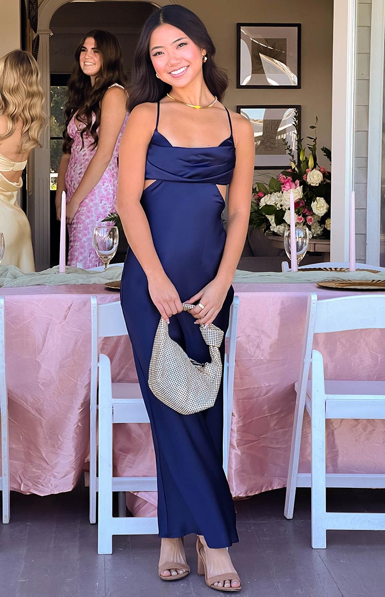 Taleah Navy Formal Maxi Dress Image