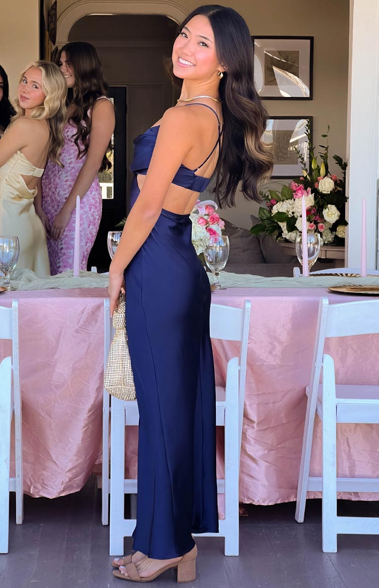 Taleah Navy Formal Maxi Dress Image