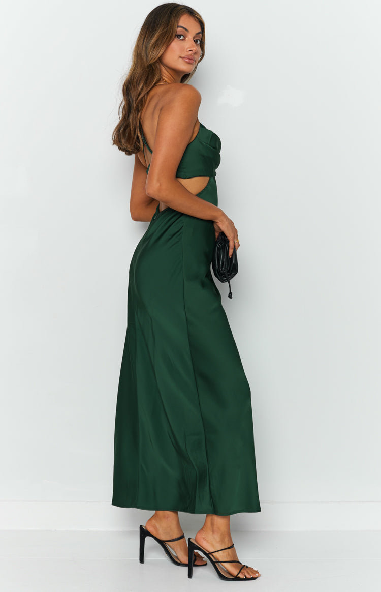 Taleah Cut Out Maxi Dress Green Image