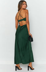 Taleah Cut Out Maxi Dress Green Image