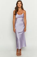 Taleah Lilac Cut Out Maxi Dress Image