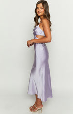 Taleah Lilac Cut Out Maxi Dress Image