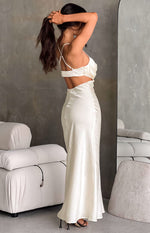 Taleah Cream Cut Out Maxi Dress Image